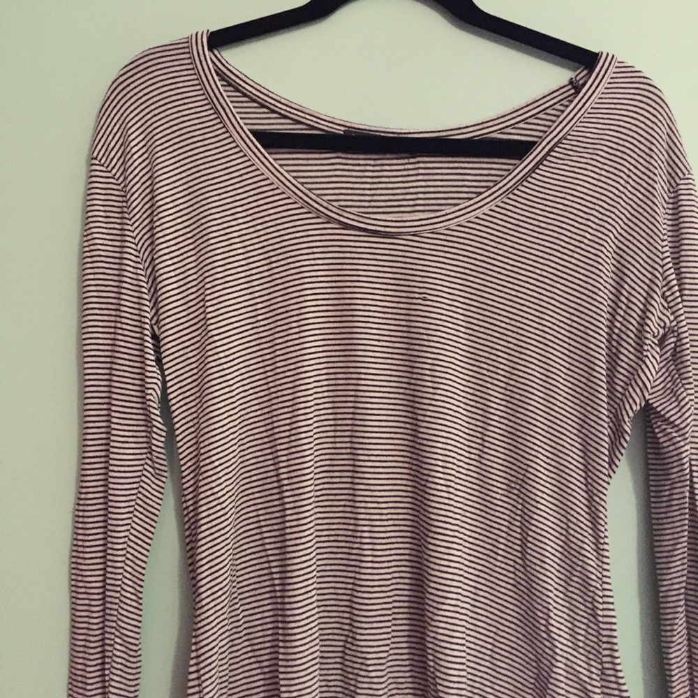 Brandy Melville striped long sleeve tee