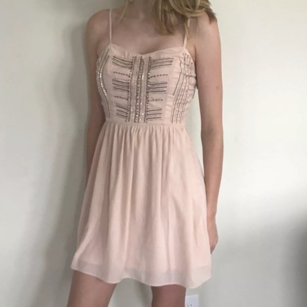 Baby pink dress