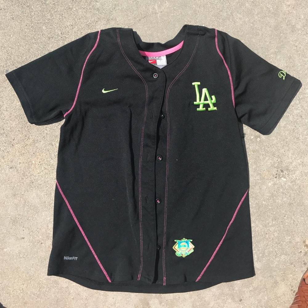 Nike Dry Fit Dogers button up jersey
