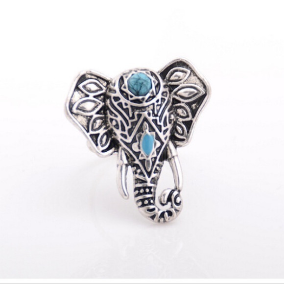 Bohemian Elephant Rings Set - Picture 4 of 5
