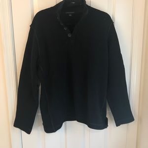 BANANA REPUBLIC black sweater.