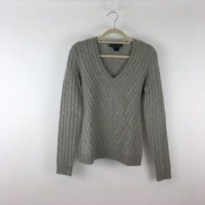 Ralph Lauren Black Label Gray Cashmere Sweater