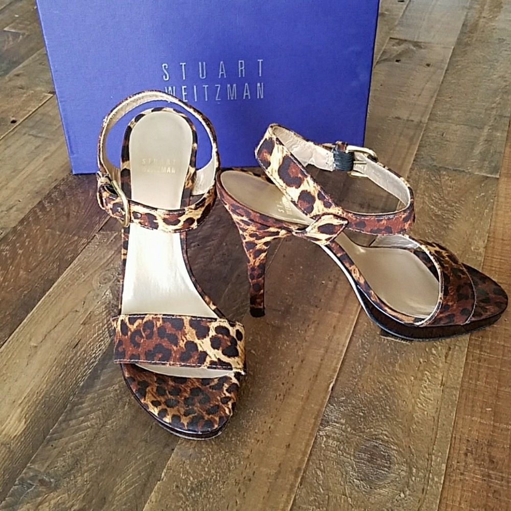 Stuart Weitzman Animal Print Heels