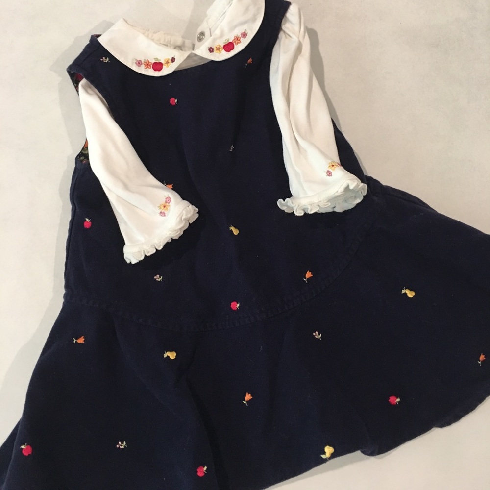 Gymboree Dress Set with Fruit Print 🍎🍐🍒