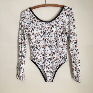 Free People Printed Insect Bodysuit