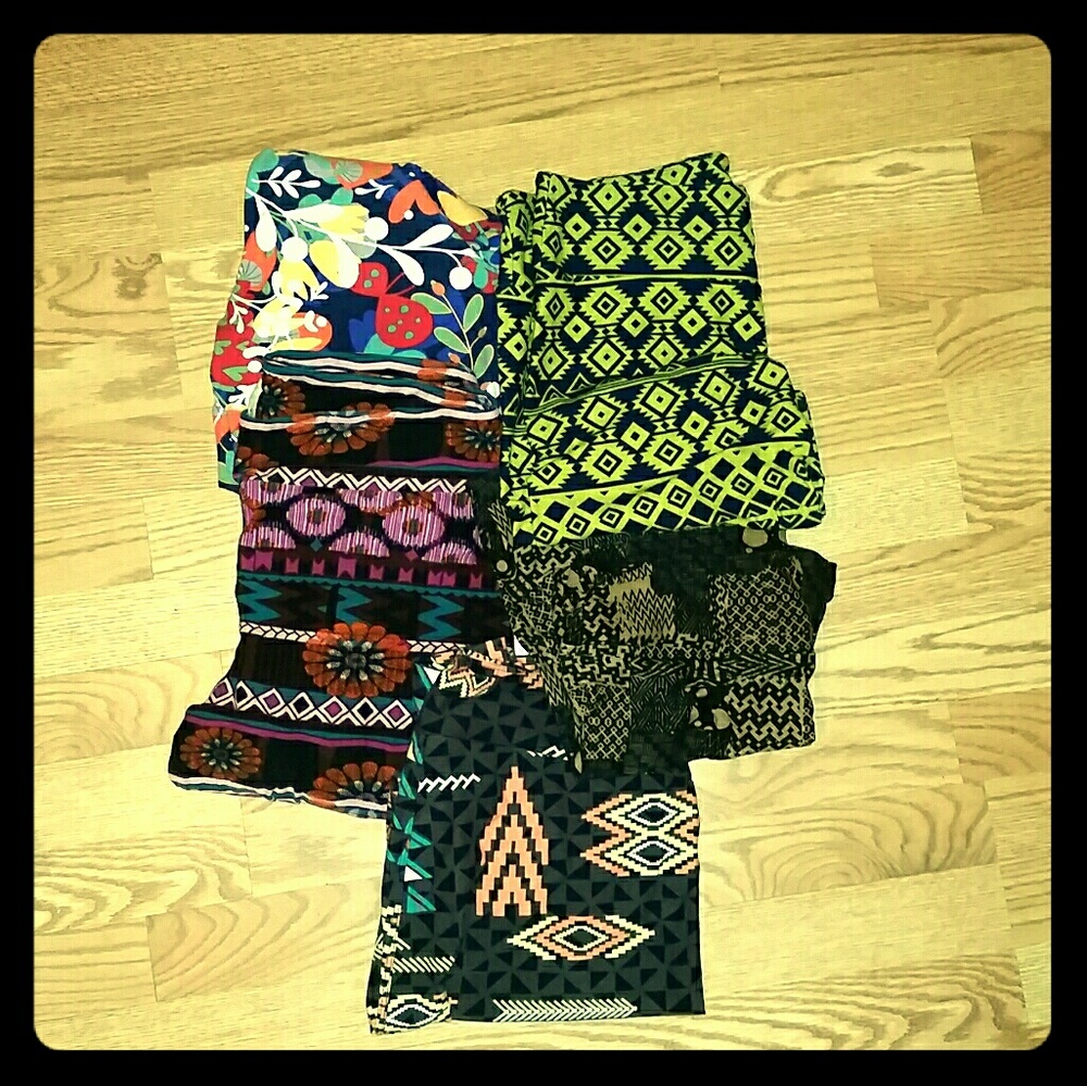 5 pairs Lularoe TC Leggings