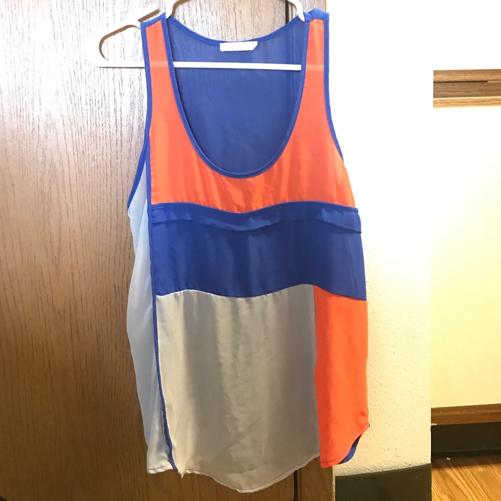 Sheer tank top!