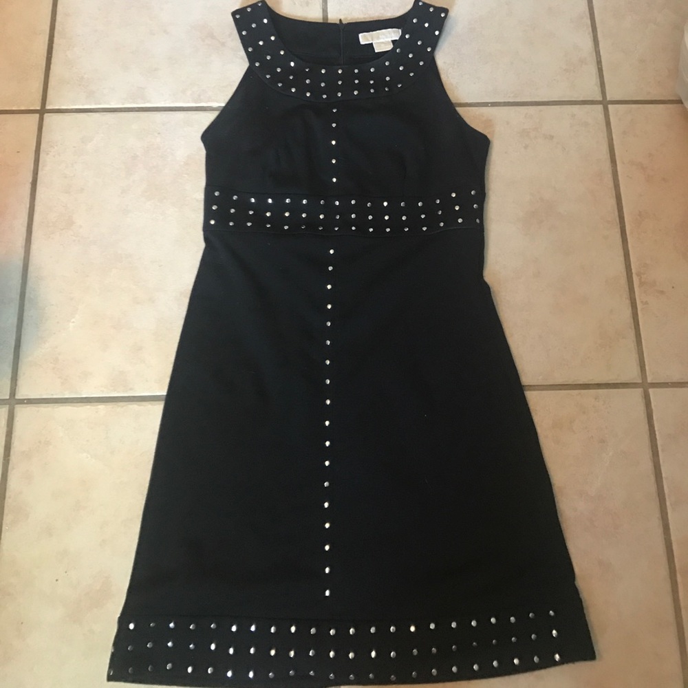 Michael Kors black studded dress size 6