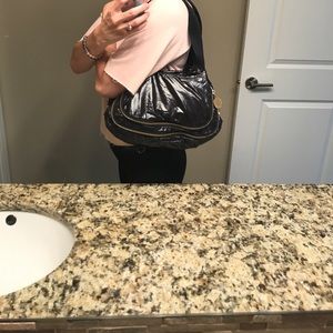 Stella McCartney "patent" hobo handbag