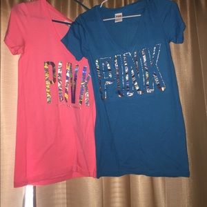 NEVER WORN PINK shirts