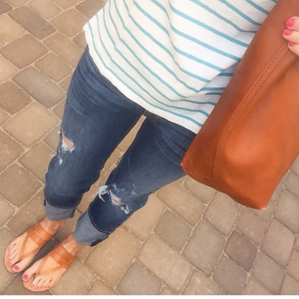 LOFT Striped Top