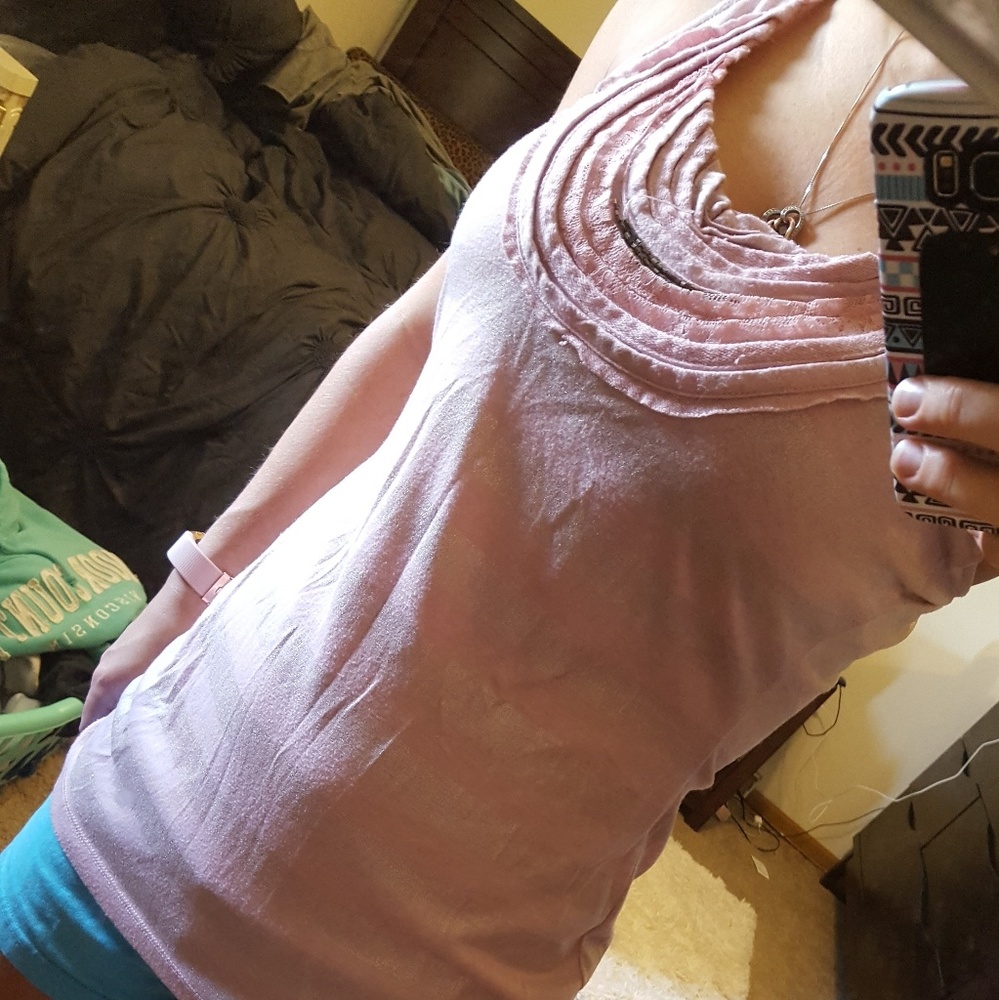 Embellished racerback tank