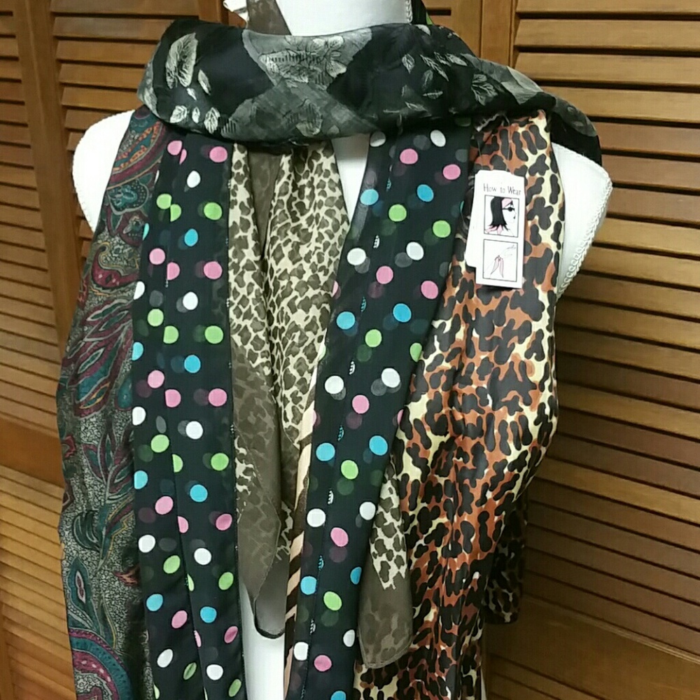 REDUCED!! SCARF BUNDLE. Six scarves