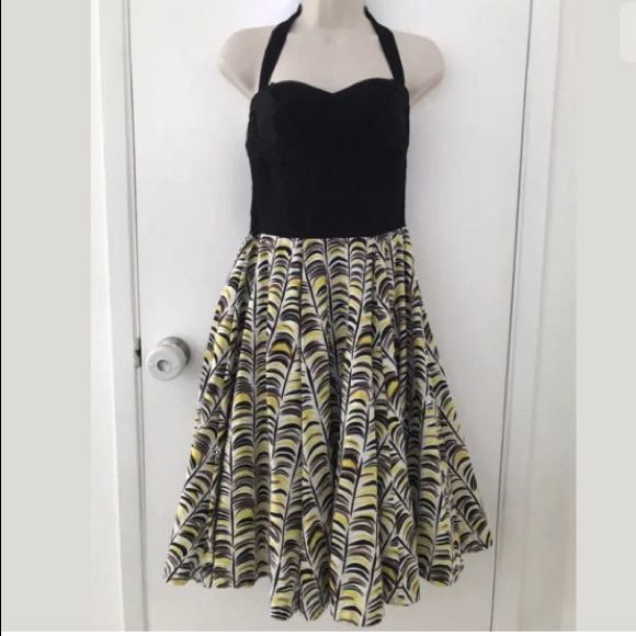 Anthropologie Girls from Savoy halter dress Size 2 - Picture 2 of 6