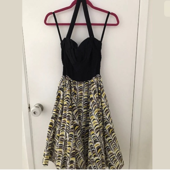 Anthropologie Girls from Savoy halter dress Size 2 - Picture 4 of 6