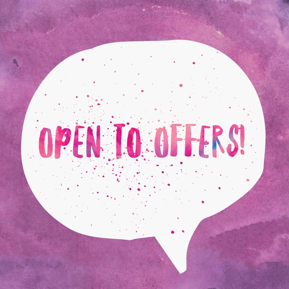 Make an offer! I'd love to clear out my closet!!