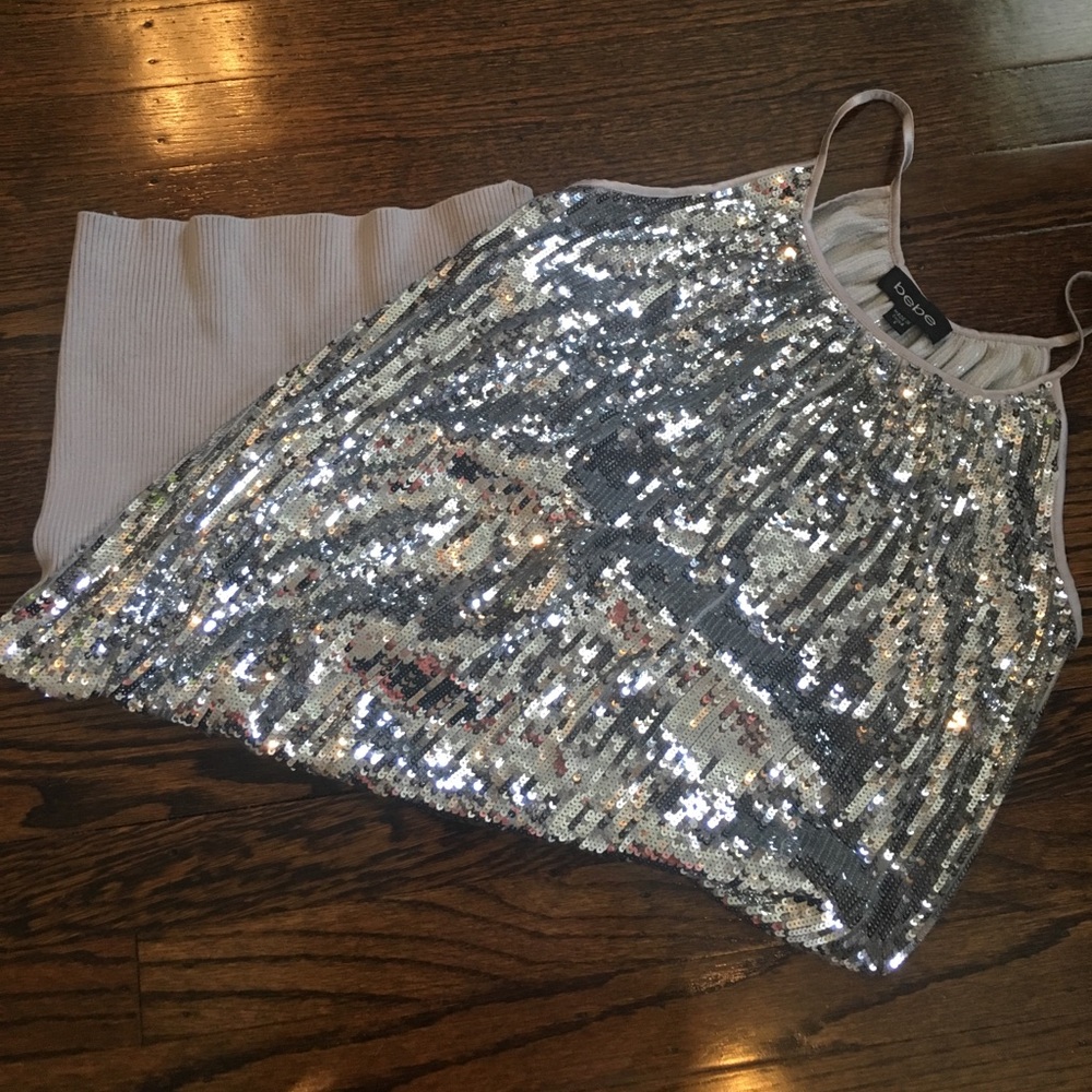 Bebe Sequin Dress