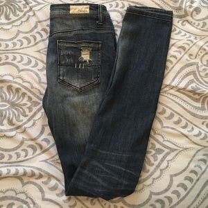 Skinny Jeans with Holes