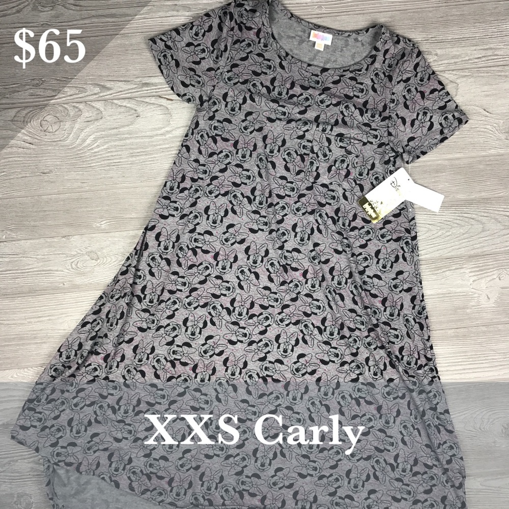 Lularoe collection by Disney XXS Carly minnie
