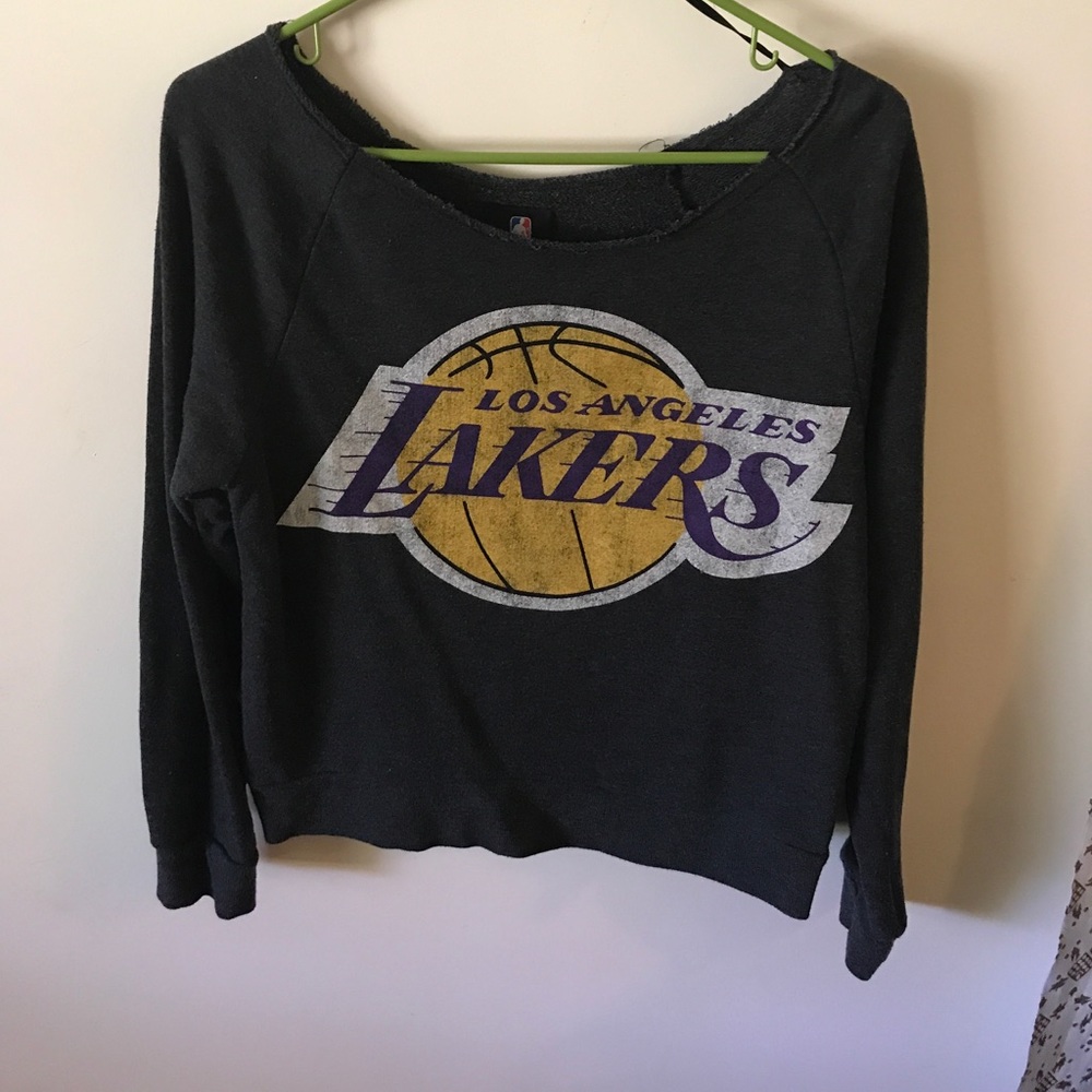 Forever 21 LA Lakers Off the Shoulder Sweater