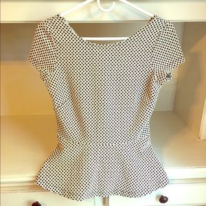 XS Banana Republic peplum top