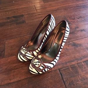 Steve Madden zebra wedges