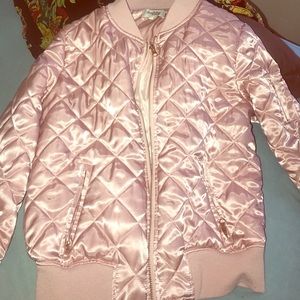 Bomber jacket in light pink