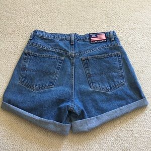 Vintage Polo Ralph Lauren Patch Mom Jean Shorts