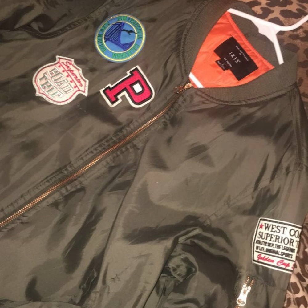 Military Green Bomber Jacket !!!