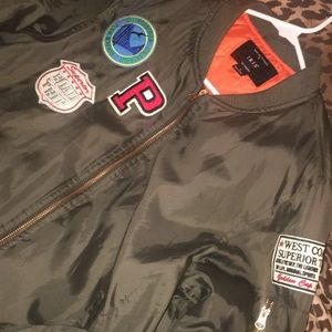 Military Green Bomber Jacket !!!