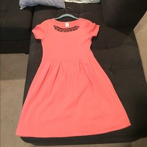 J Crew Coral cotton dress