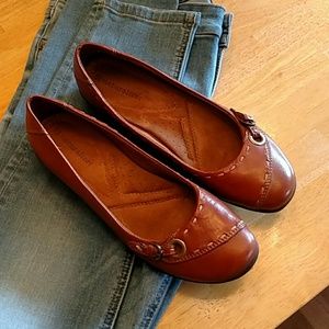 Brown Leather Flats