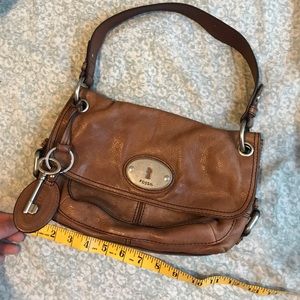 Leather fossil purse