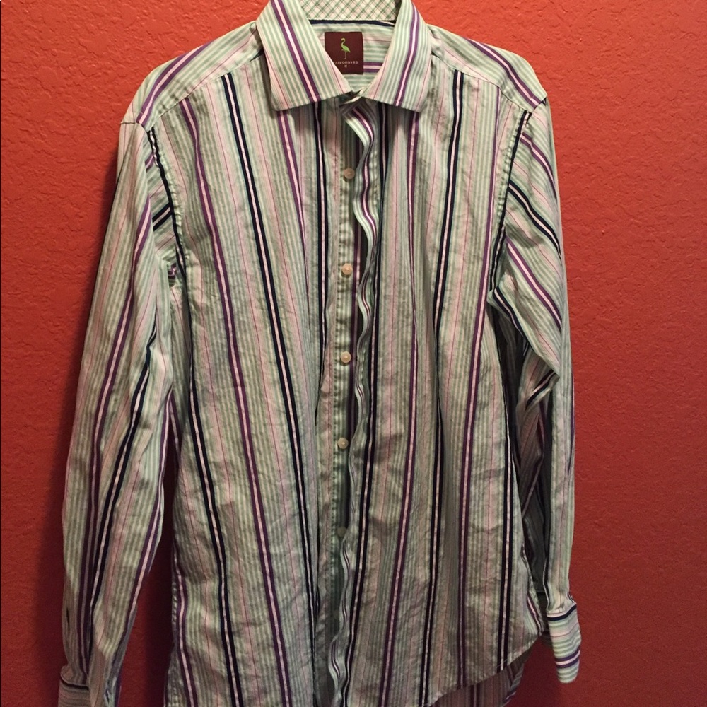 Taylorbyrd men's long sleeve dress shirt.