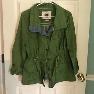 Anthropologie Green Trench