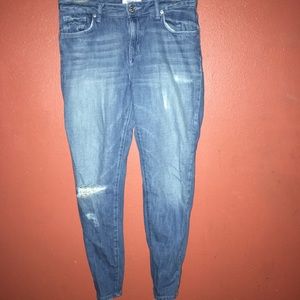 Forever 21 Distressed Girlfriend Jeans