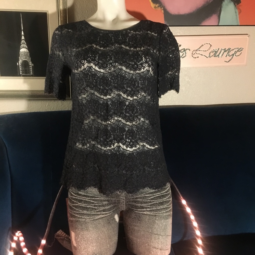 SK brand lace top