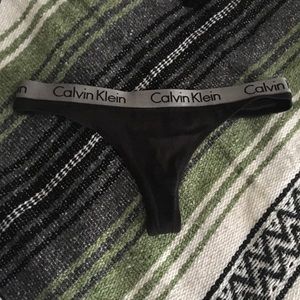 Calvin Klein Black Thong