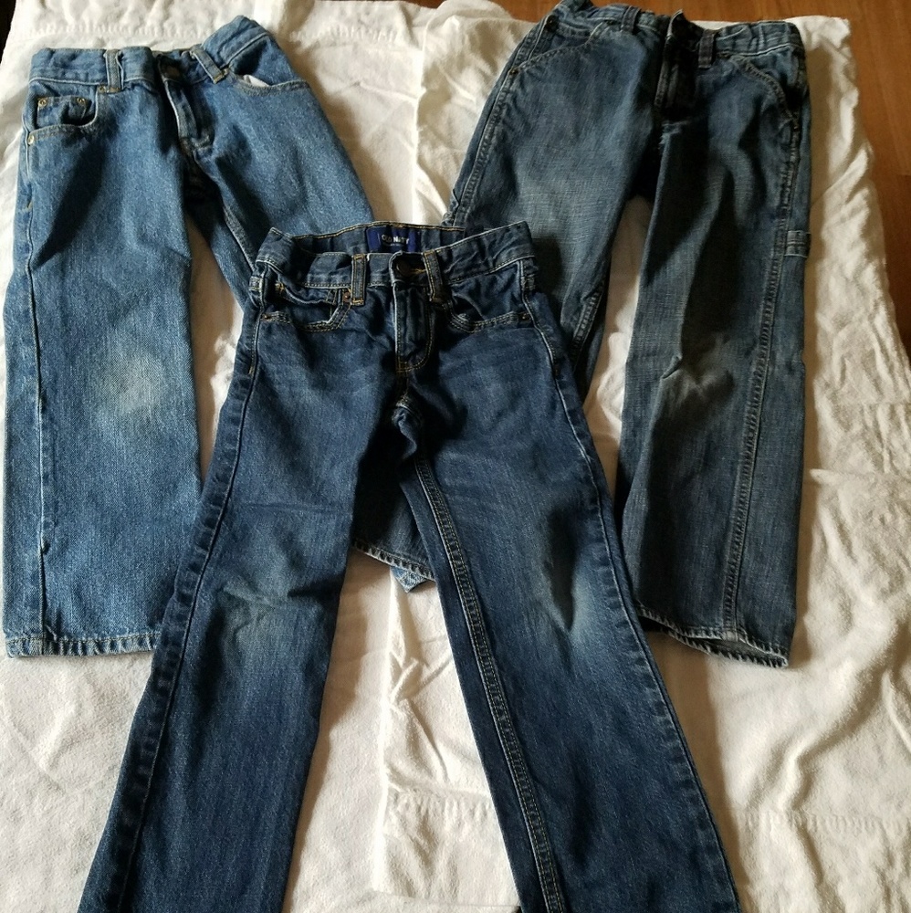 3 pair's of boys jeans