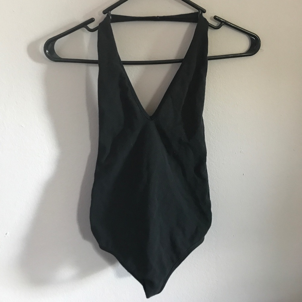 American Apparel black hater body suit