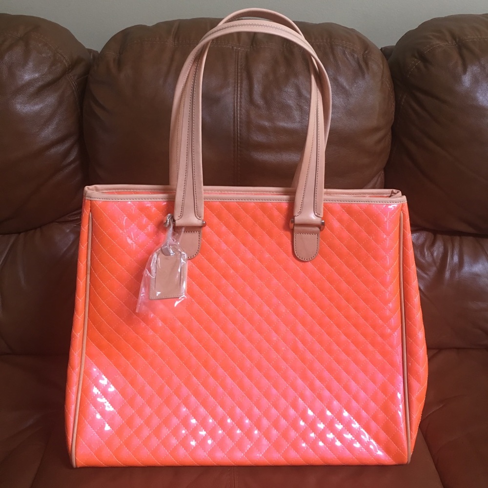 New Consuela Candy Crush Tangerine Grand Tote Bag