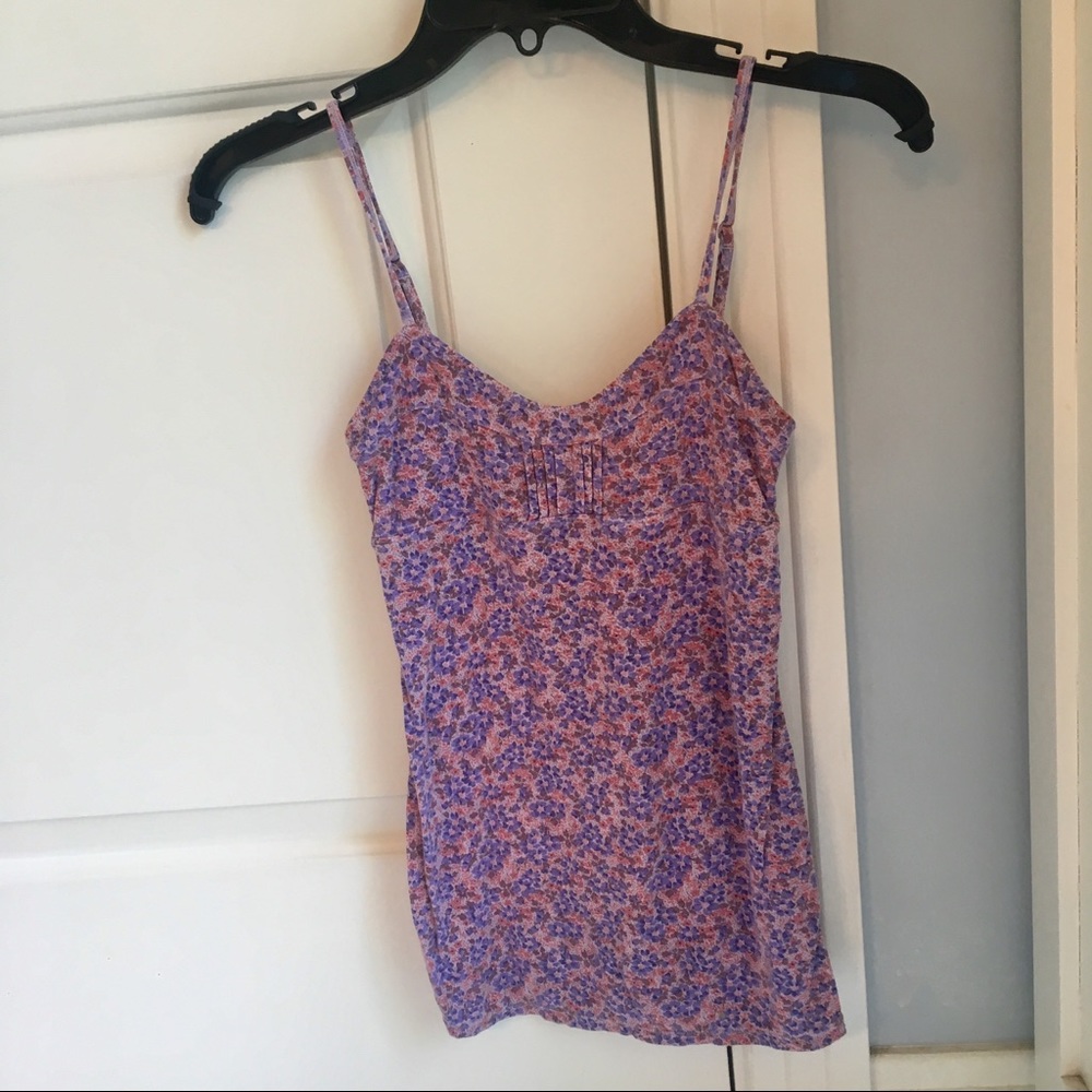 Free people floral tank top