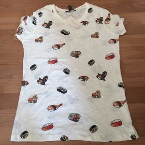 Sushi graphic t-shirt