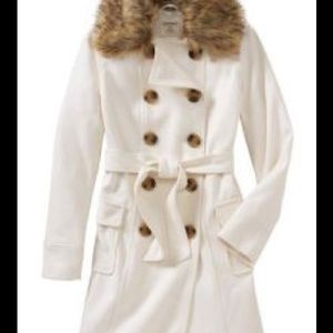 Old Navy women's XXL wool/fur coat