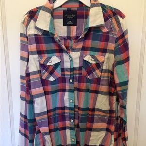 💙❤️American Eagle Flannel Shirt💙❤️