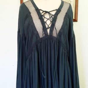 Free People Silk Blouse