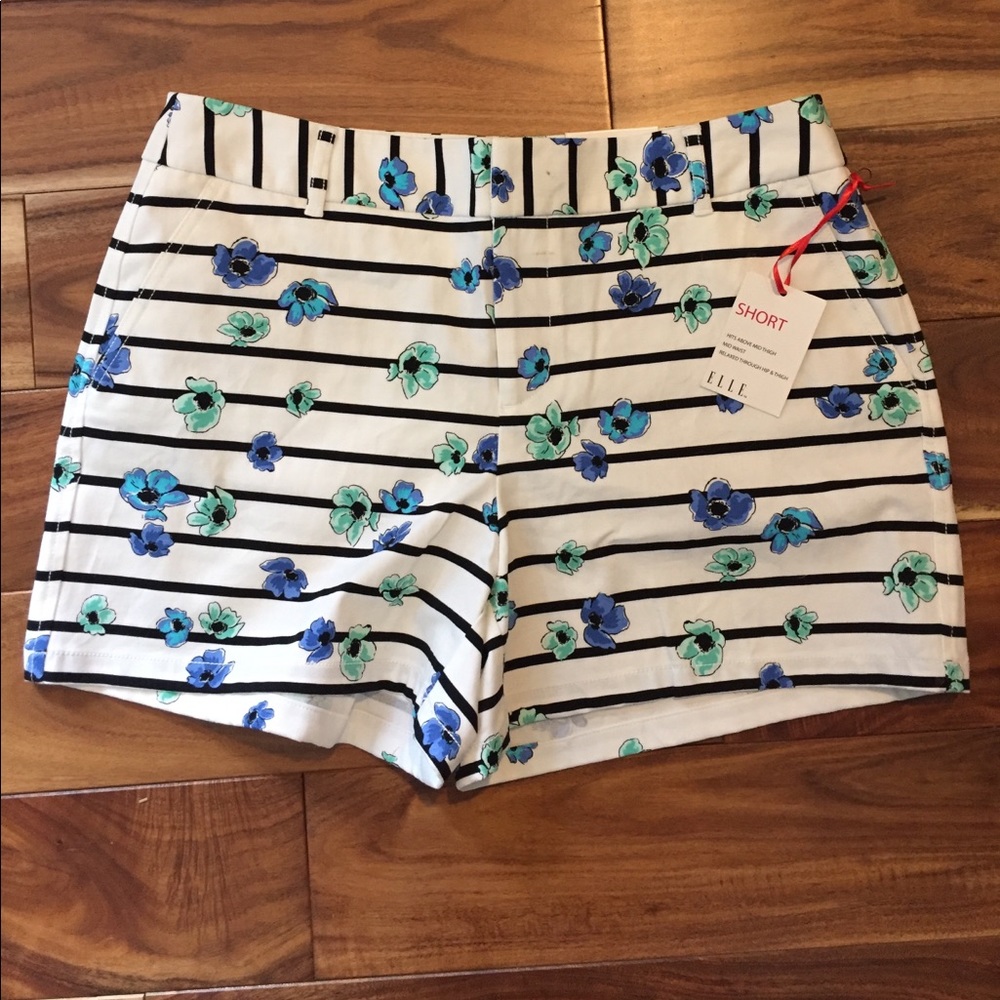 Elle striped shorts