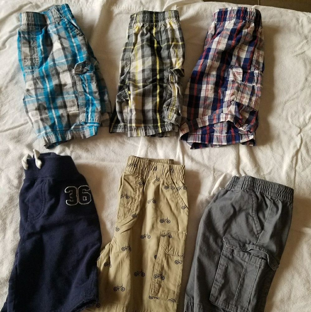 Lot of 6 boys shorts