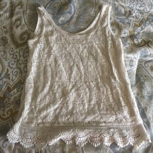 Lace/Crochet Detailed Tank