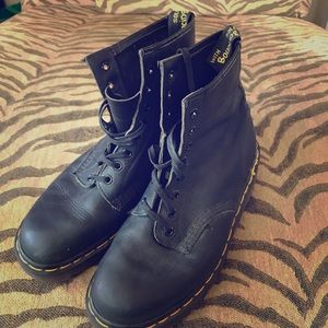 Women's Black Dr Martens combat boots